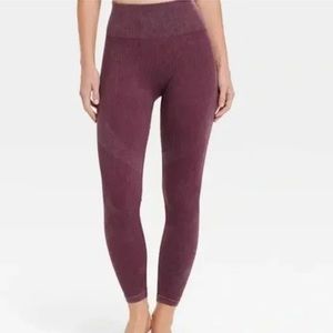 JoyLab High Waisted Ribbed Leggings XS